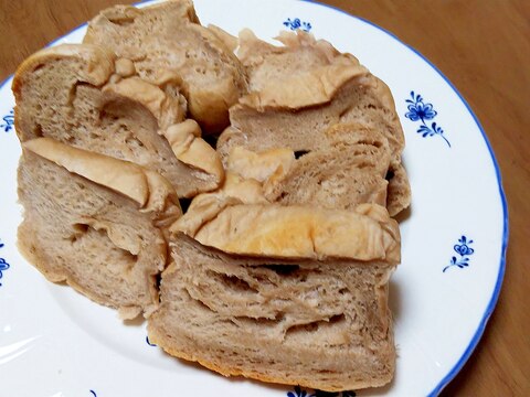 パウンド型でココア食パン